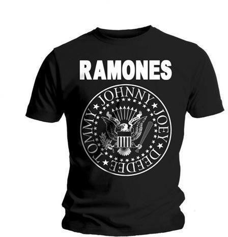Ramones Seal Mens Black T Shirt: XL