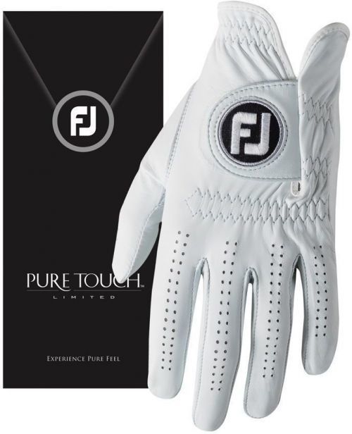 Footjoy PureTouch Mens Golf Glove White Left Hand for Right Handed Golfers ML