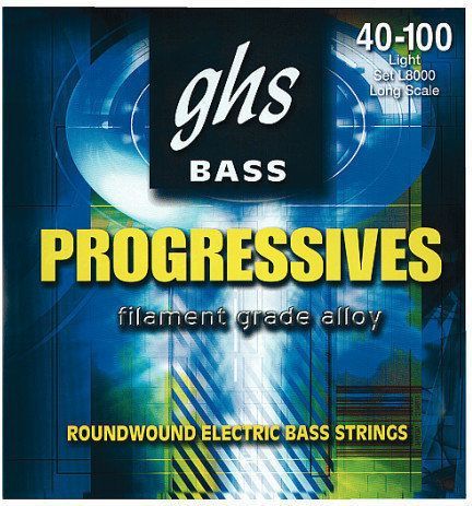 GHS Progressives L8000 4-String Set 040-100
