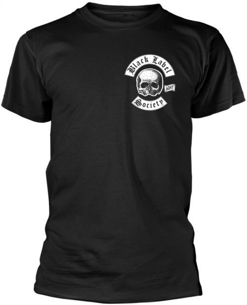 Black Label Society Skull Logo Pocket Black T-Shirt XL