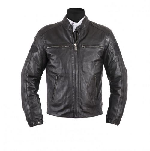 Helstons ACE Rag Black Black Leather Motorcycle Jacket S