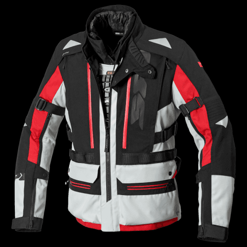 Spidi Allroad H2Out Ice Red Textile Motorcycle Jacket M