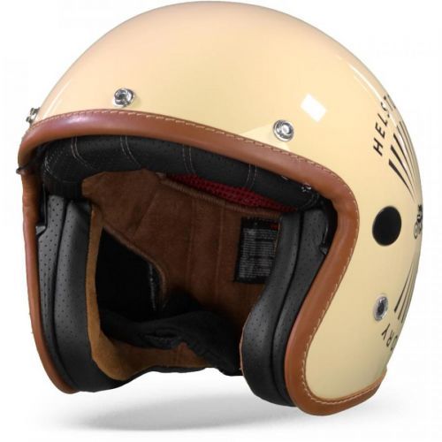 Helstons Sun Carbon Fiber Beige Jet Helmet S