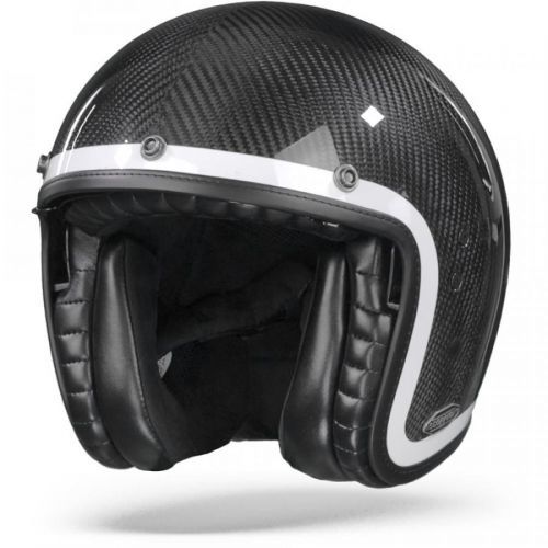 Scorpion Belfast Carbon Lofty White Jet Helmet S