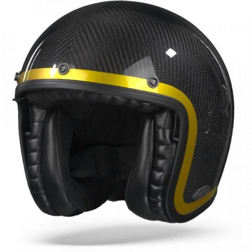 Scorpion Belfast Carbon Lofty Gold Jet Helmet S