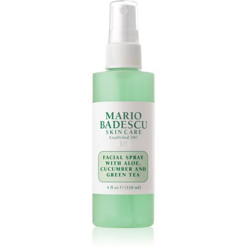 Mario Badescu Facial Spray with Aloe, Cucumber and Green Tea Cooling and Refreshing Mist for Tired Skin 59 ml