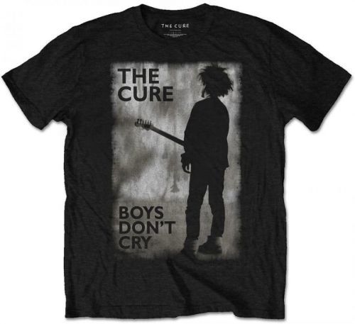 The Cure Unisex Tee: Boys Don't Cry Black & White L