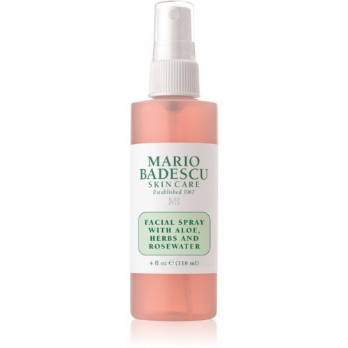 Mario Badescu Facial Spray with Aloe, Herbs and Rosewater Toning Facial Mist for Radiance and Hydration 59 ml