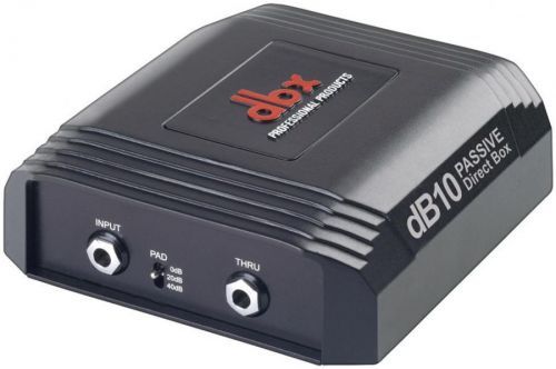dbx DB10 Passive Direct Box
