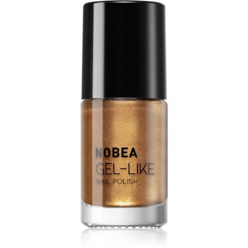 NOBEA Metal Gel-Effect Nail Varnish Shade bronze #N41 6 ml