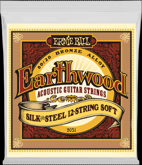 Ernie Ball 2051 Earthwood Silk & Steel Soft 12-String Acoustic