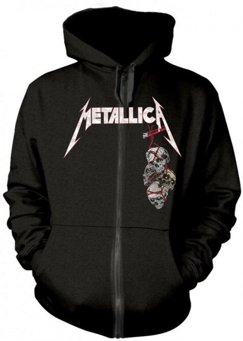 Metallica Death Reaper Hooded Sweatshirt Zip S