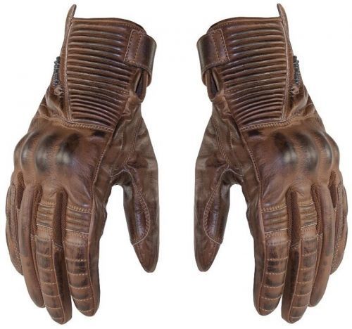 Trilobite 1942 Café Ladies Brown M Motorcycle Gloves