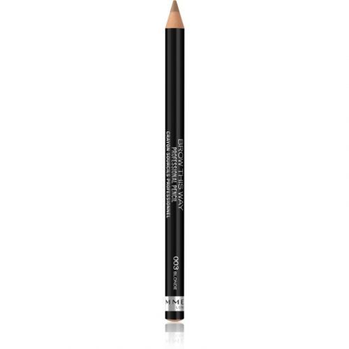 Rimmel Brow This Way Eyebrow Pencil with Brush Shade 005 Ash Brown 1,4 g
