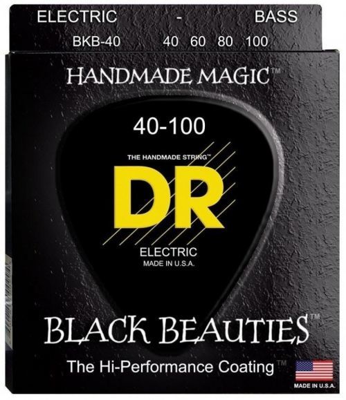 DR Strings EXBK-40 Black Beauties