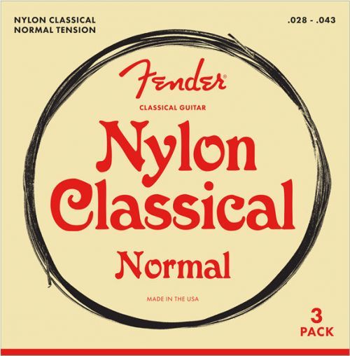 Fender 100 Classical Nylon Tie End 028-043 3 Pack