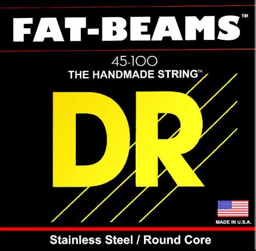 DR Strings Fat Beams Stainless 4 Strings 045-100