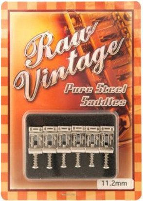 Raw Vintage 6-pcs Saddle Set Fender USA Type