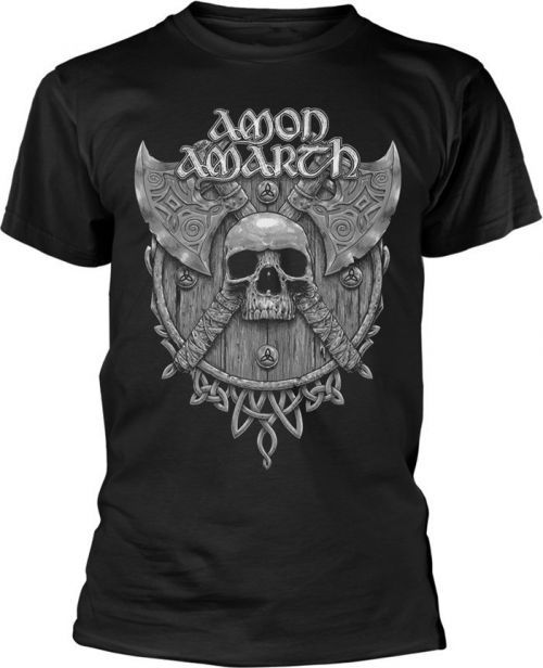 Amon Amarth Grey Skull T-Shirt L