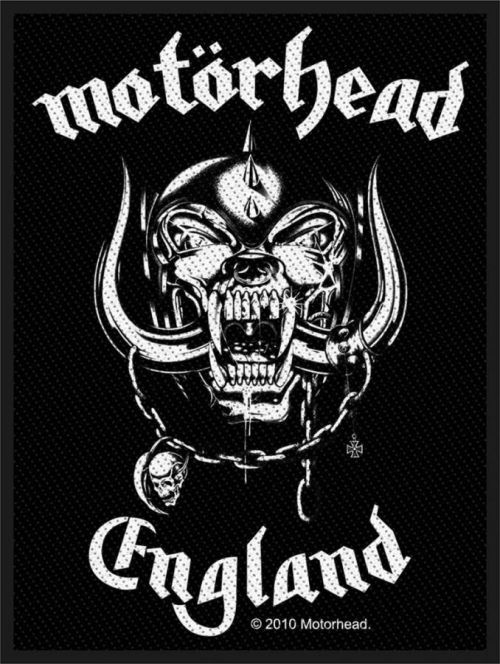 Motörhead England Sew-On Patch