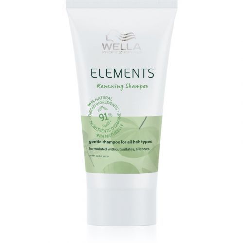 Wella Professionals Elements Restoring Shampoo for Shiny and Soft Hair 30 ml