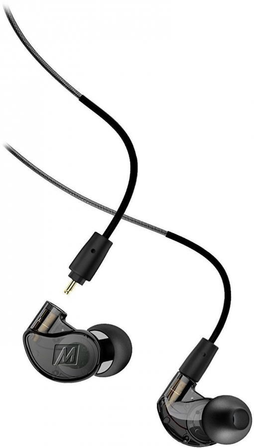 MEE audio M6 Pro 2nd Gen Universal-Fit Musician’s In-Ear Monitors Smoke