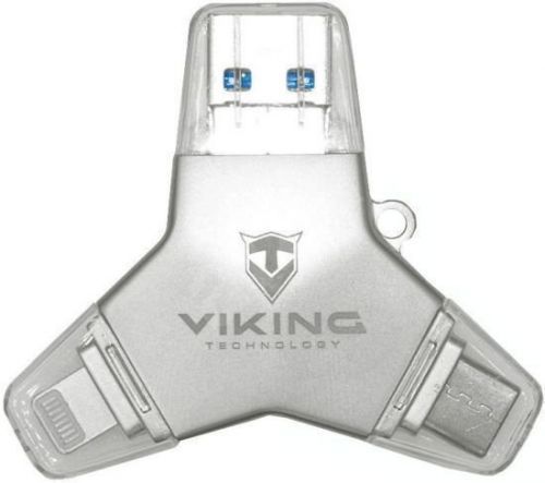 Viking USB Flash disk 3.0 4in1 64 GB Silver