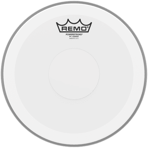 Remo Powerstroke 4 Coated 14'' Clear Dot