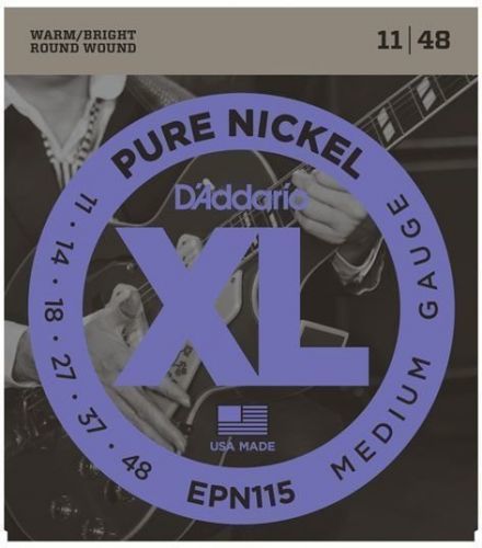 D'Addario Pure Nickel Blues/Jazz Rock 11-48