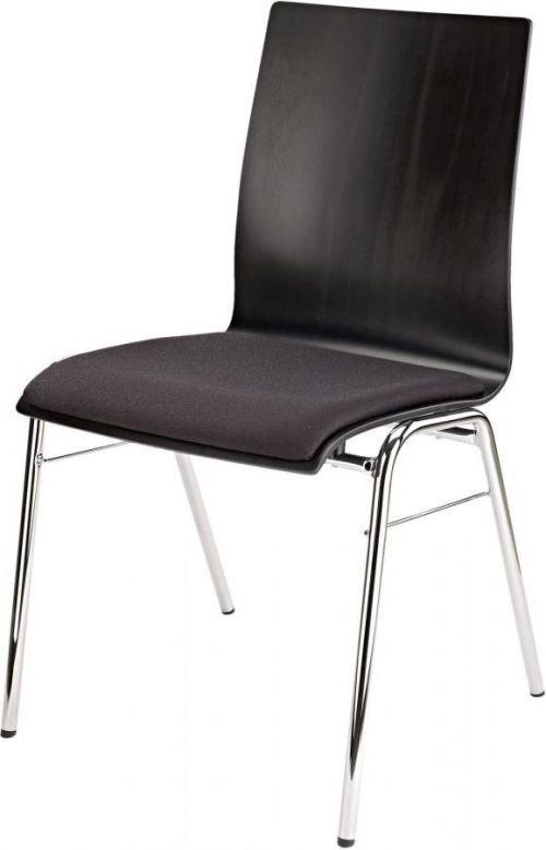 Konig & Meyer 13415 Stacking Chair Legs Chrome, Seating Black