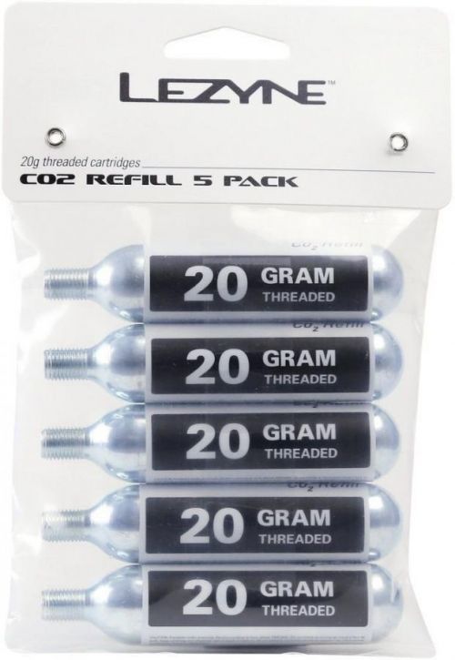 Lezyne 20g CO2 Cartridge 5-Pack
