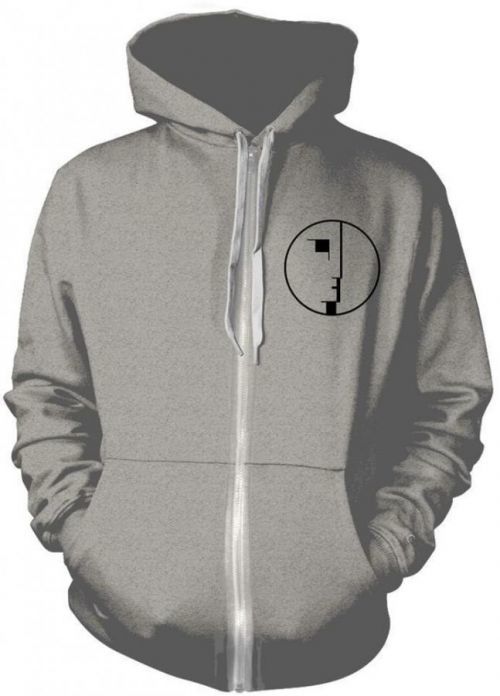 Bauhaus Logo Grey Hooded Sweatshirt with Zip L
