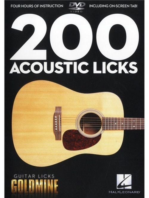 Hal Leonard 200 Acoustic Licks - Guitar Licks Goldmine