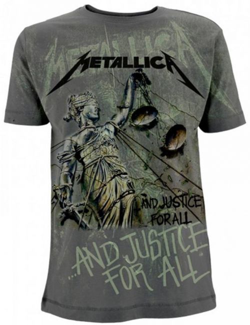 Metallica And Justice For All Neon All Over T-Shirt L