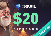 CS fail $20 Gift Card