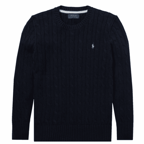 Ralph Lauren Kids Cable-Knitted Jumper, NAVY / 2 YEARS