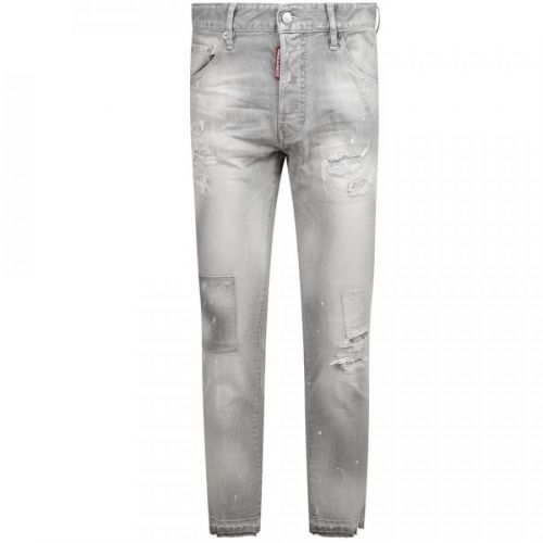 Dsquared2 - Men's Grey patchwork skinny jeans, 30W / GREY