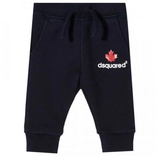 Dsquared2 - Baby - Navy logo-print track pants, 3M / BLUE