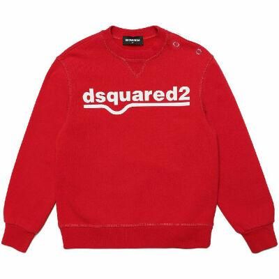 Dsquared2 Baby - Red logo-print sweatshirt, 3M / RED