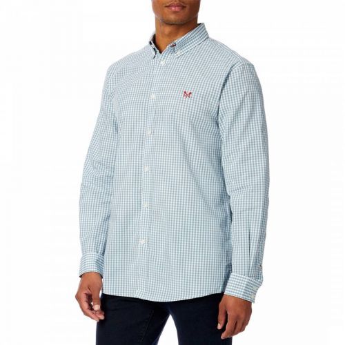 Blue/White Gingham Cotton Shirt