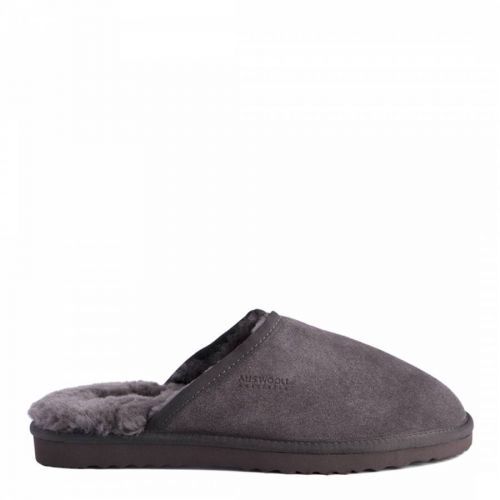 Grey Manly Slippers