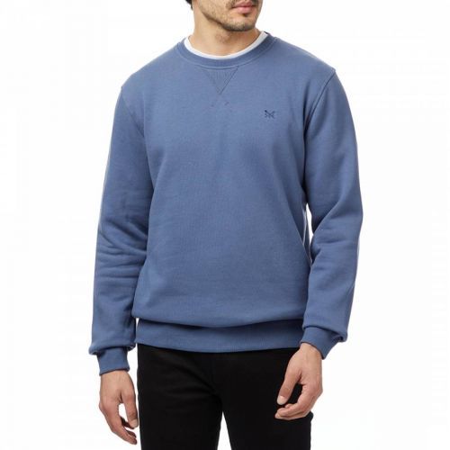 Blue Crew Neck Sweatshirt
