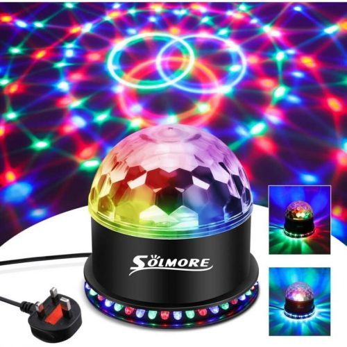 Disco Lights SOLMORE 51 LEDs Party Stage Lights 12W RGB Disco Ball Light
