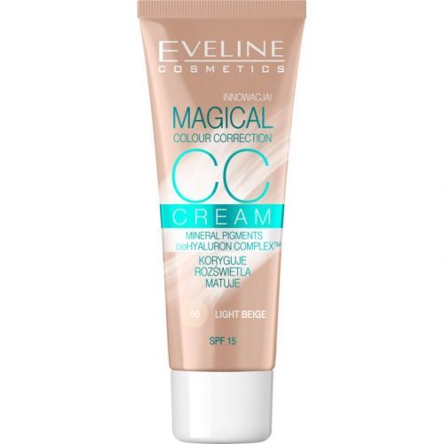 Eveline Cosmetics Magical Colour Correction CC Cream SPF 15 Shade 50 Light Beige 30 ml