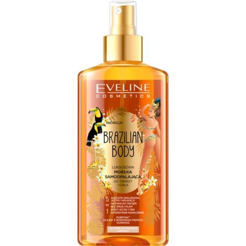 Eveline Cosmetics Brazilian Body Bronzing Self-Tanning Spray for Natural Look 150 ml