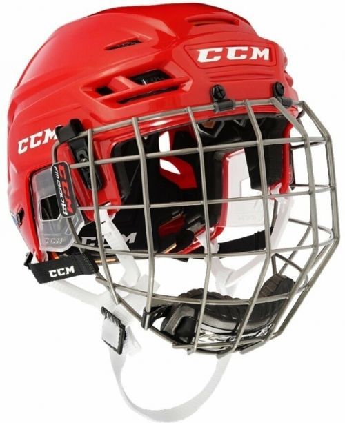 CCM Hockey Helmet Tacks 210 Combo SR Red L