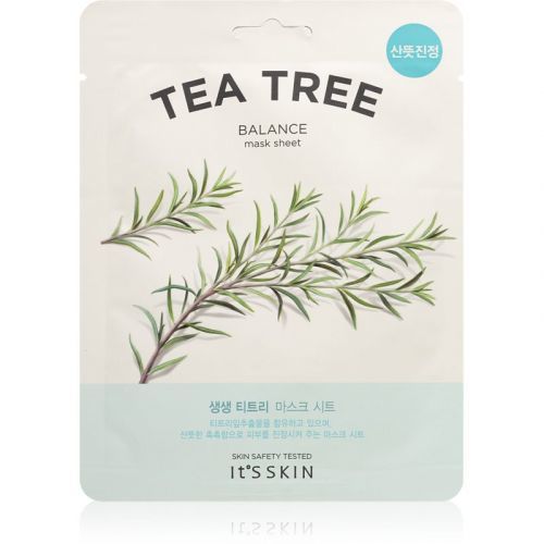 It's Skin The Fresh Mask Tea Tree Revitalising Cloth Mask for Problematic Skin, Acne 18 g