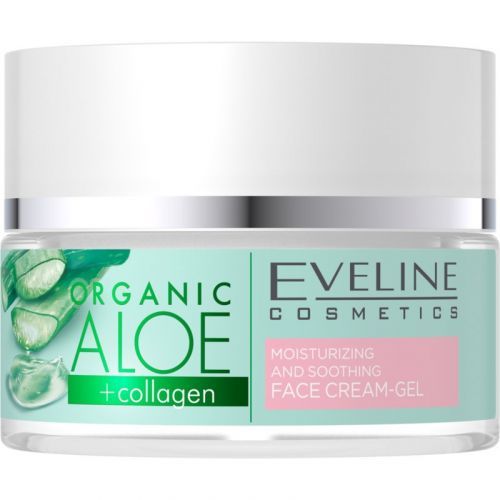 Eveline Cosmetics Organic Aloe Active Intensive Hydrating Gel-Cream with Soothing Effects 50 ml