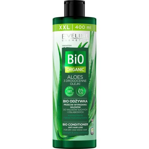 Eveline Cosmetics Bio Organic Natural Aloe Vera Anti-Hair Loss Shampoo With Aloe Vera 400 ml