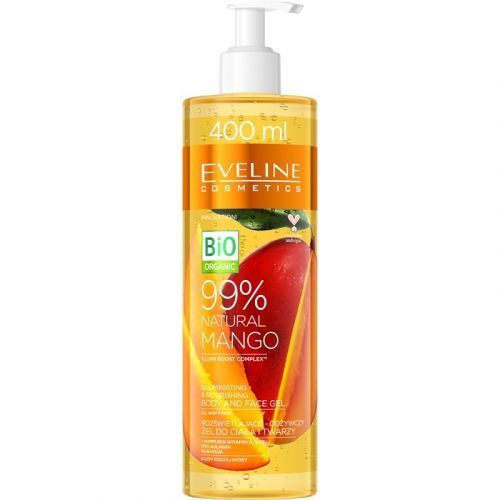 Eveline Cosmetics Bio Organic Natural Mango Regenerating and Moisturizing Gel For All Types Of Skin 400 ml